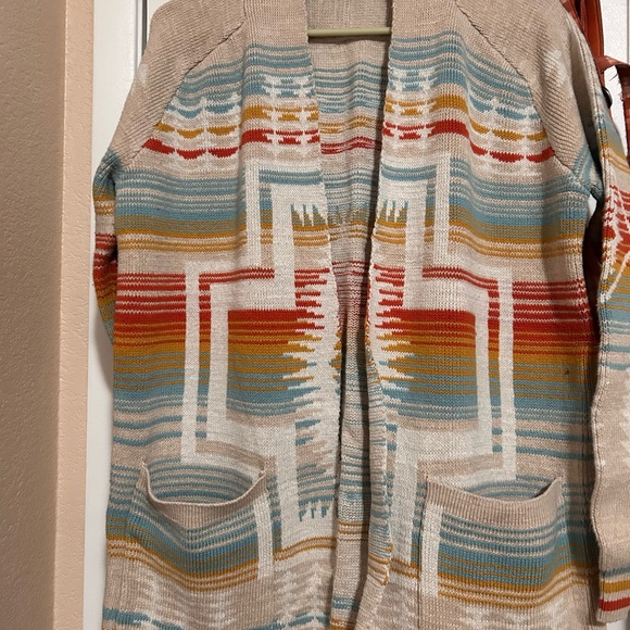 Pendleton Multicolor Patterned Cardigan - Picture 1 of 6
